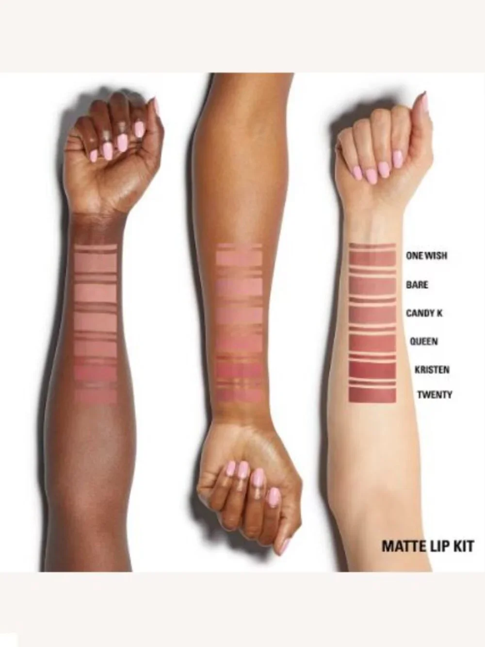 NEW! Kylie Cosmetics- Matte Lip Kit Full Coverage And Matte Finish Bare